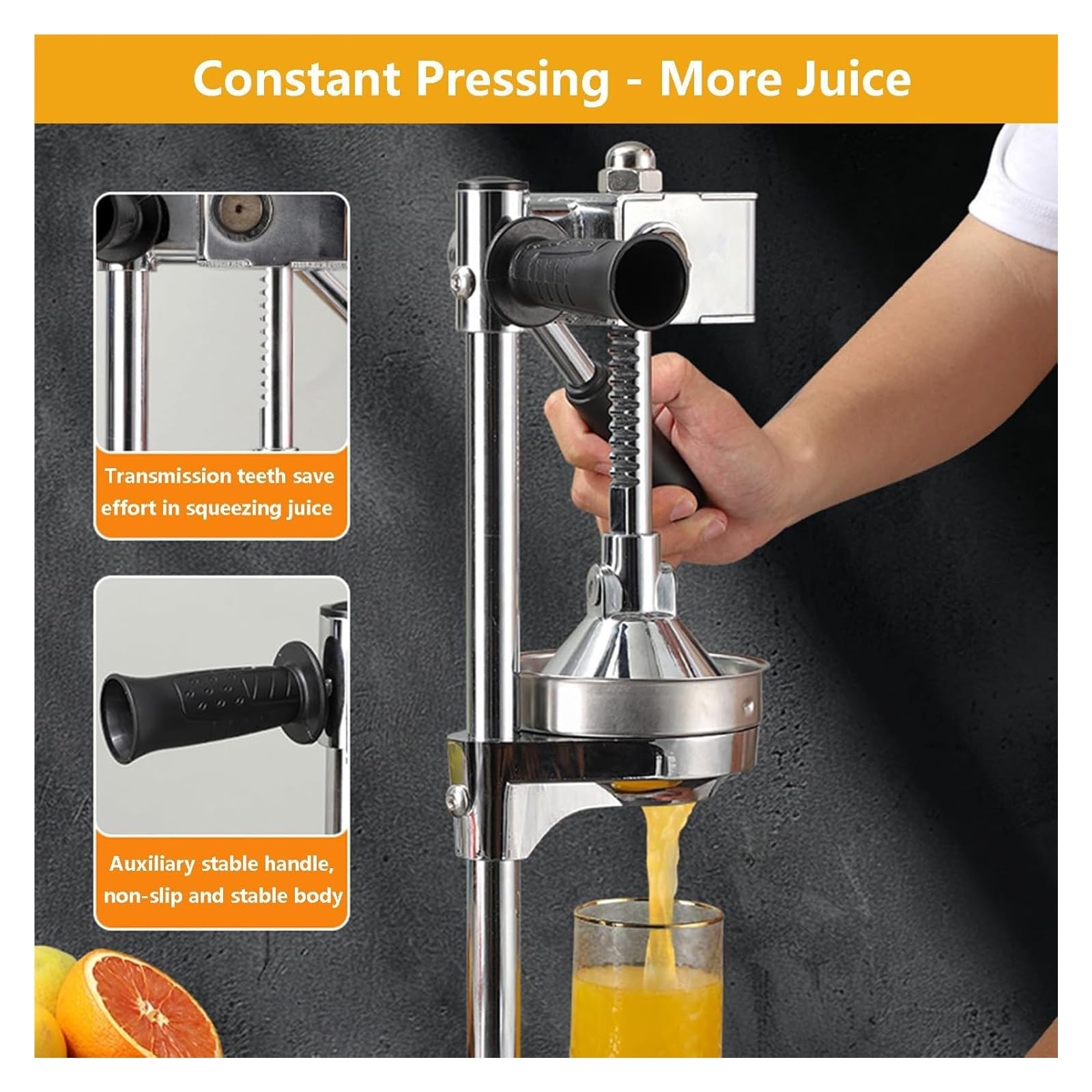 Hand Press Cast Iron Citrus Ju - Kitchen Gadgets That Are Useful บทวิจารณ์และราคา