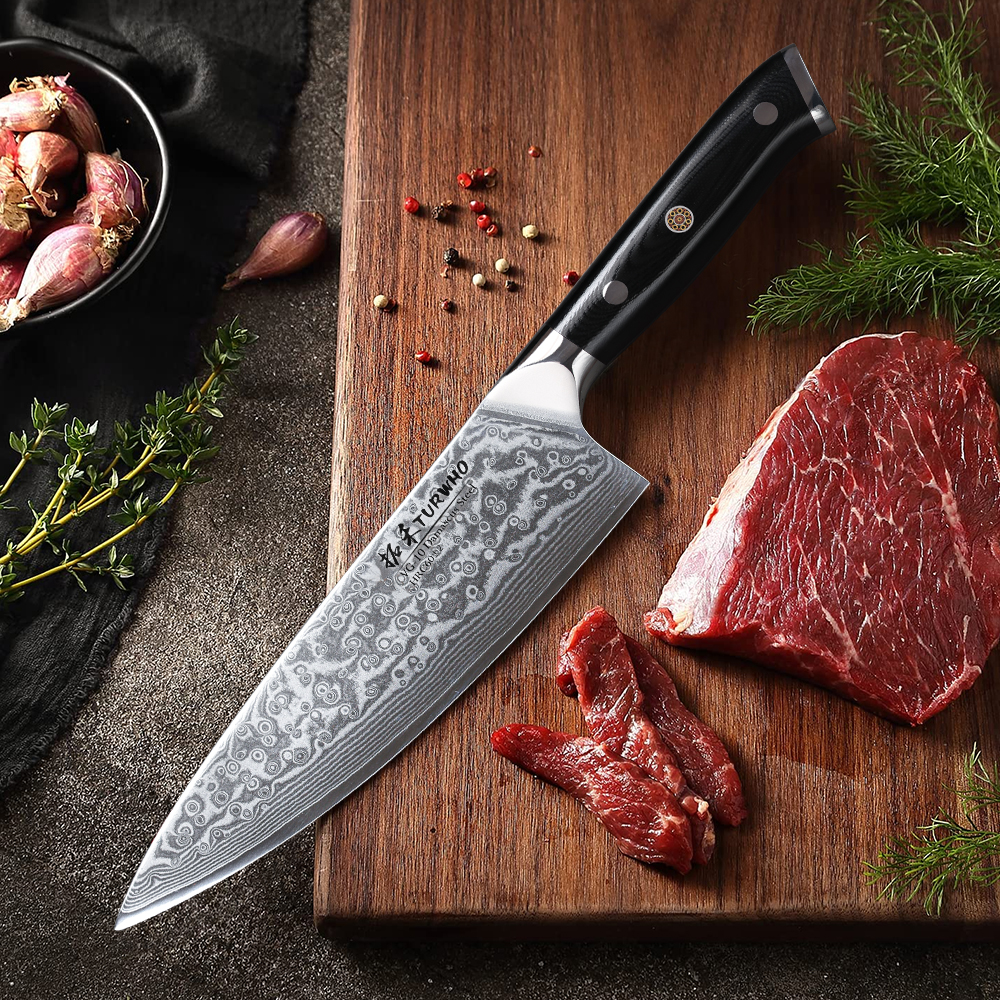 TURWHO 8 Inch Japanese Chef Kn - Kitchen Gadgets Japanese บทวิจารณ์และราคา