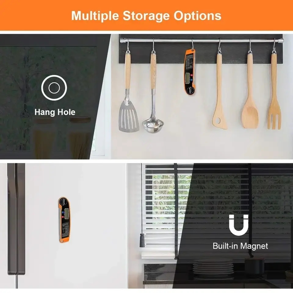 Waterproof Digital Kitchen Foo - Meat Thermometer บทวิจารณ์และราคา
