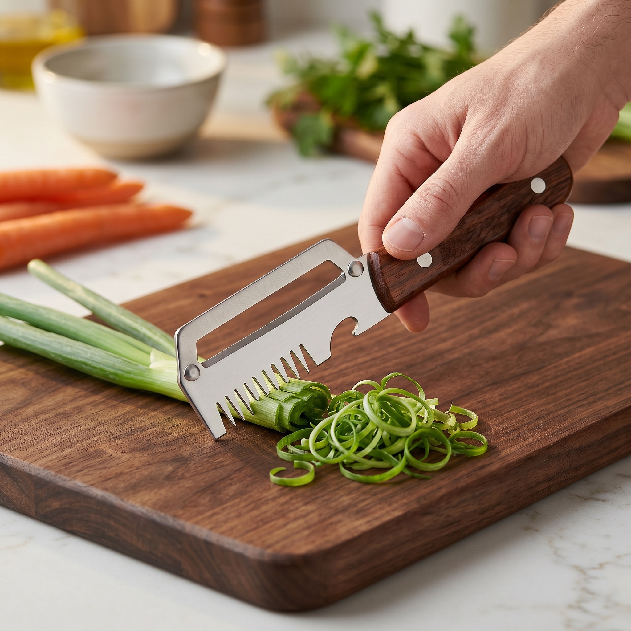 Stainless Steel 4-in-1 Vegetab - Kitchen Gadgets For Chefs บทวิจารณ์และราคา