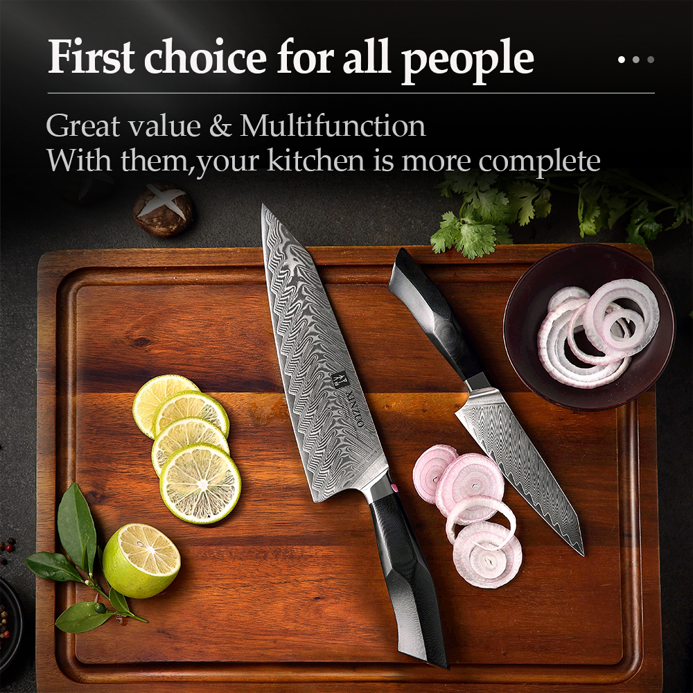 XINZUO 2PCS Kitchen Knives Set - Kitchen Gadgets For Chefs บทวิจารณ์และราคา