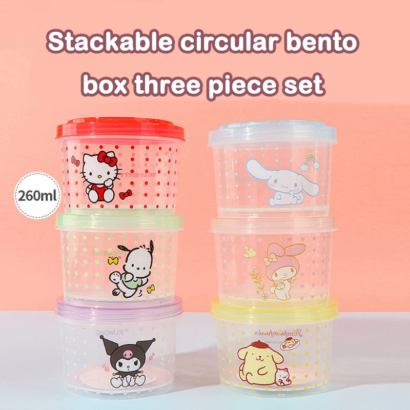 Kitty Bento Box Set 3 Pieces C - Kitchen Gadgets Storage Ideas บทวิจารณ์และราคา