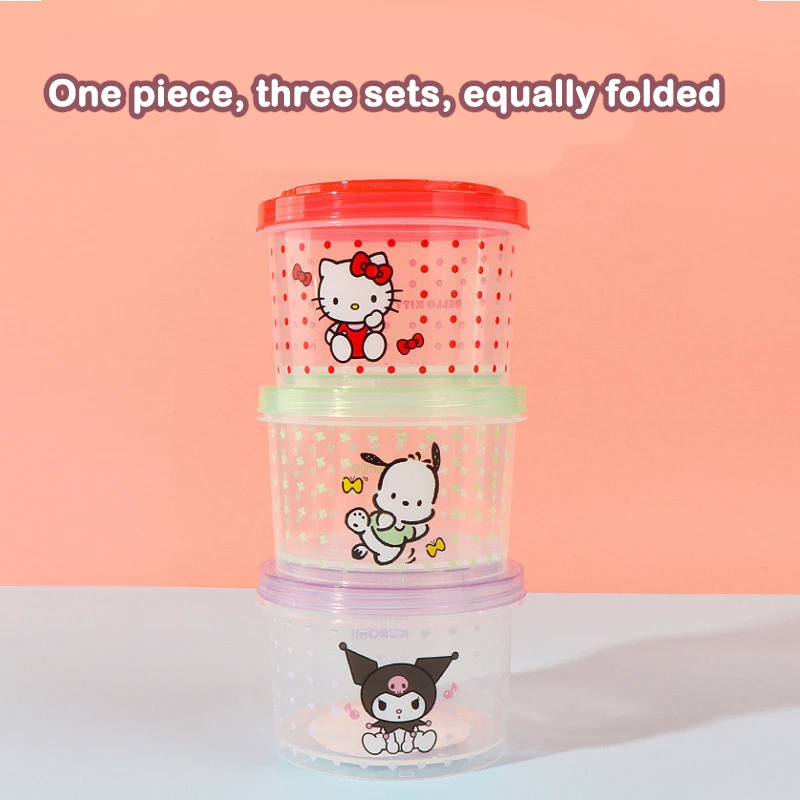 Kitty Bento Box Set 3 Pieces C - Kitchen Gadgets Storage Ideas บทวิจารณ์และราคา